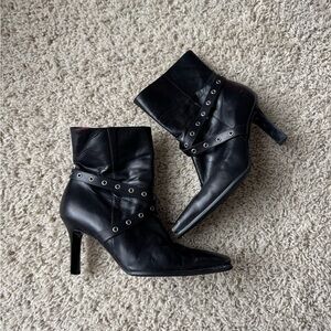 Vintage Gianni Bini Black Ankle Boots